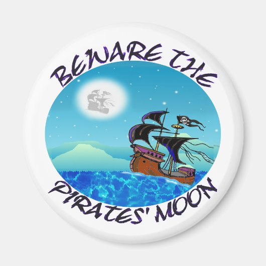 Pirate Ship Gifts Magneet (Voorkant)