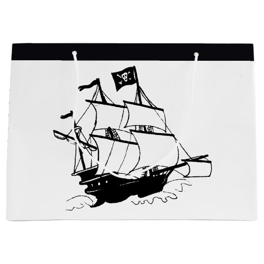 Pirate Ship Groot Cadeauzakje (Voorkant)