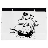 Pirate Ship Groot Cadeauzakje (Achterkant)