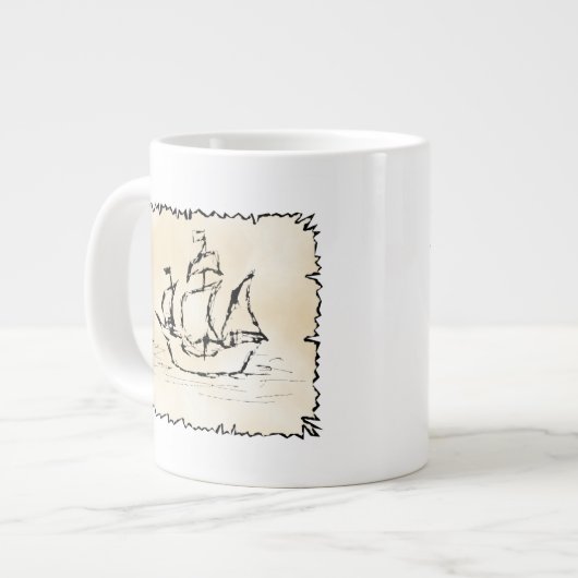 Pirate Ship. Grote Koffiekop (Links)