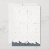 Pirate Ship Grunge Birthday Party Invitation Kaart (Achterkant)