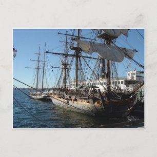 Pirate Ship in San Diego, Californië Briefkaart