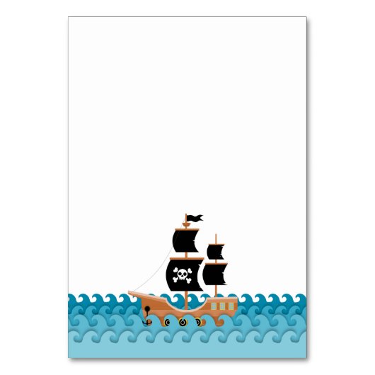 Pirate Ship Kaart (Achterkant)