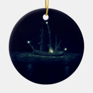 Pirate Ship Keramisch Ornament