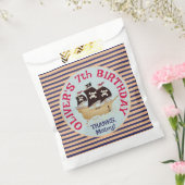 Pirate Ship Kids Birthday Party Bedankzakje (Gezegeld)