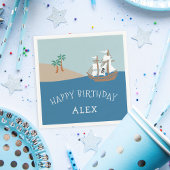 Pirate Ship Kids Birthday Party Servetten