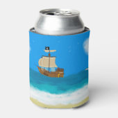 Pirate ship koelbox blikjeskoeler (Blikje Voorkant)