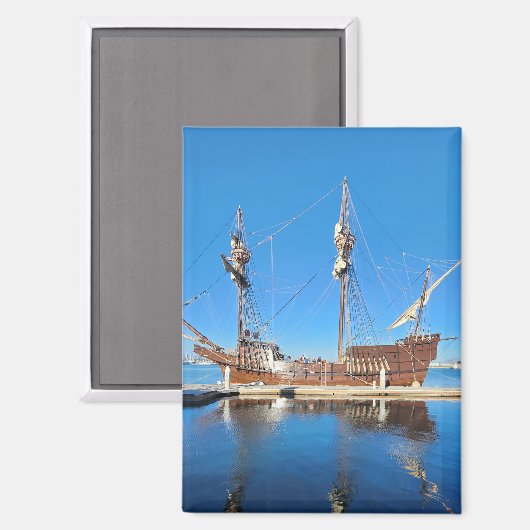 Pirate Ship Magneet (Voorkant / Achterkant)