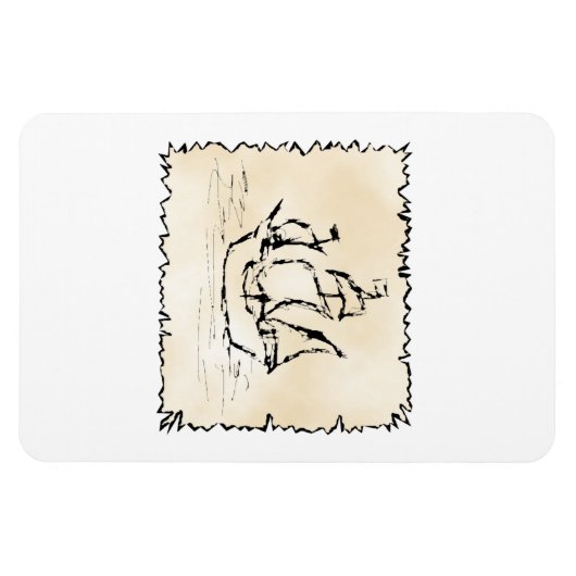 Pirate Ship. Magneet (Horizontaal)