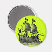 Pirate Ship Magnet (Voorkant / Achterkant)
