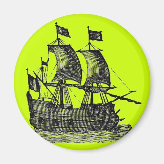 Pirate Ship Magnet (Voorkant)