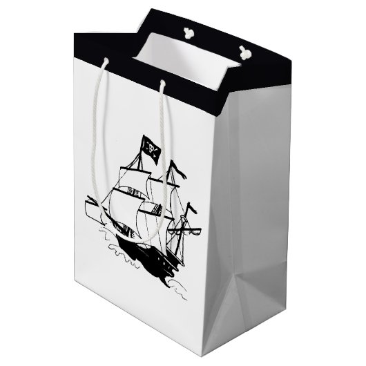 Pirate Ship Medium Cadeauzakje (Achterkant Gekanteld)