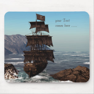 Pirate Ship Mousepad Muismat