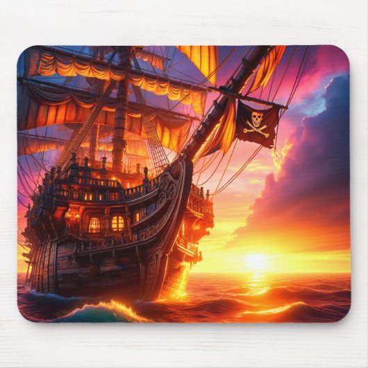 Pirate Ship Muismat (Voorkant)