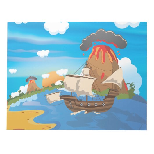 Pirate Ship Notitieblok (Voorkant)