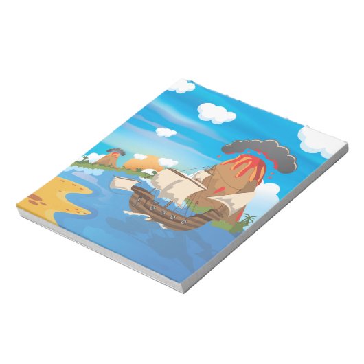 Pirate Ship Notitieblok (Linkerzijde)