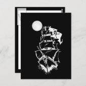 Pirate Ship on the High Zeeen Briefkaart (Voorkant / Achterkant)