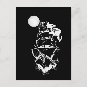 Pirate Ship on the High Zeeen Briefkaart
