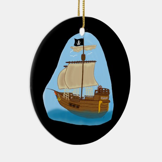 Pirate Ship Ornament (Rechts)