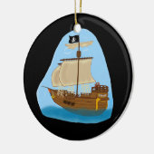 Pirate Ship Ornament (Links)