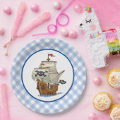 Pirate Ship Papieren Bordje (Feest)