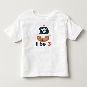 Pirate Ship personaliseert de verjaardag Kinder Shirts
