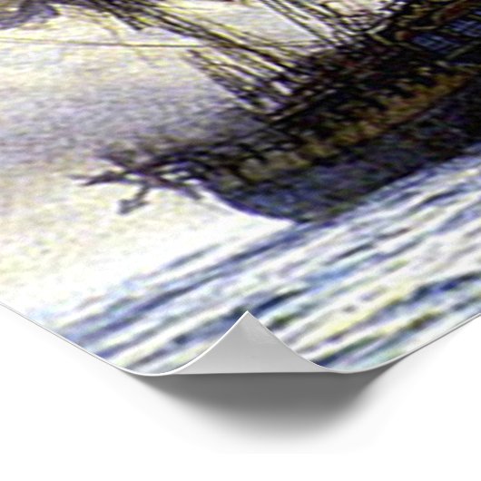 Pirate Ship Poster (Hoek)