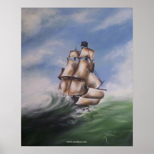 Pirate Ship Poster (Voorkant)