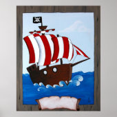 Pirate Ship Poster (Voorkant)