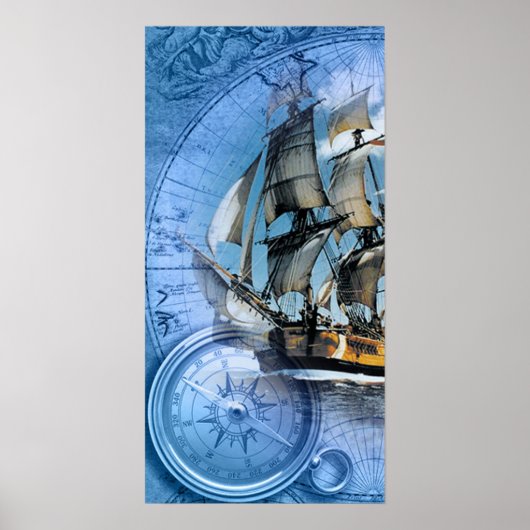 Pirate Ship Poster (Voorkant)