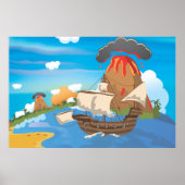 Pirate Ship Poster (Voorkant)