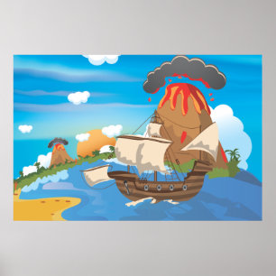 Pirate Ship Poster