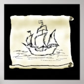 Pirate Ship. Poster (Voorkant)