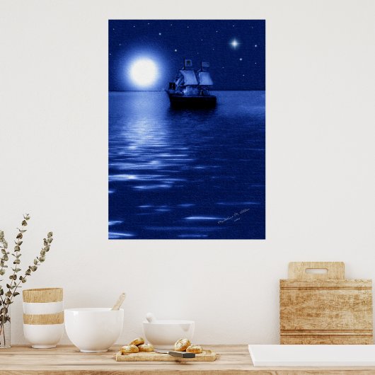 Pirate Ship Poster (Keuken)