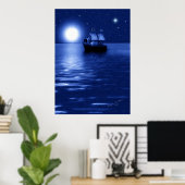 Pirate Ship Poster (Thuiskantoor)