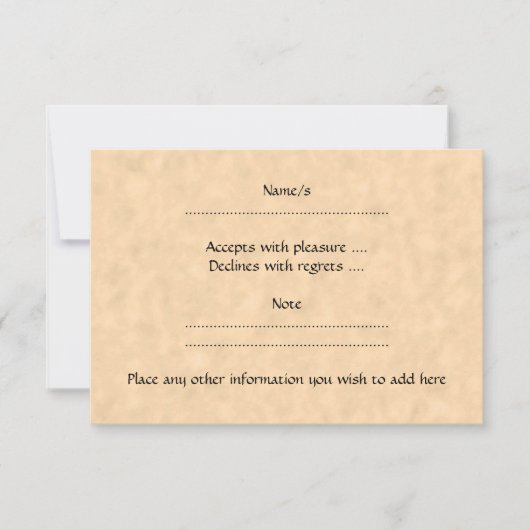 Pirate Ship. RSVP Kaartje (Voorkant)