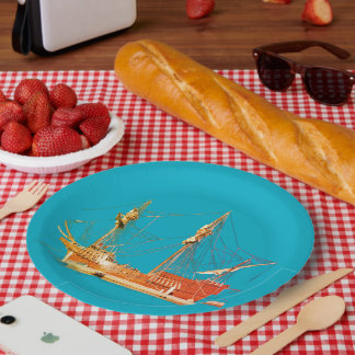 Pirate Ship San Salvador Papieren Bordje