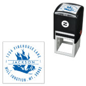 Pirate Ship Self-Inking Return Address Stamp Zelfinktende Stempel (In situ)