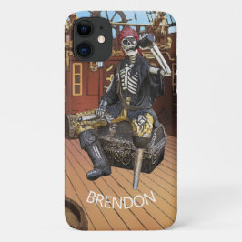 Pirate Ship Skeleton Case-Mate iPhone Case