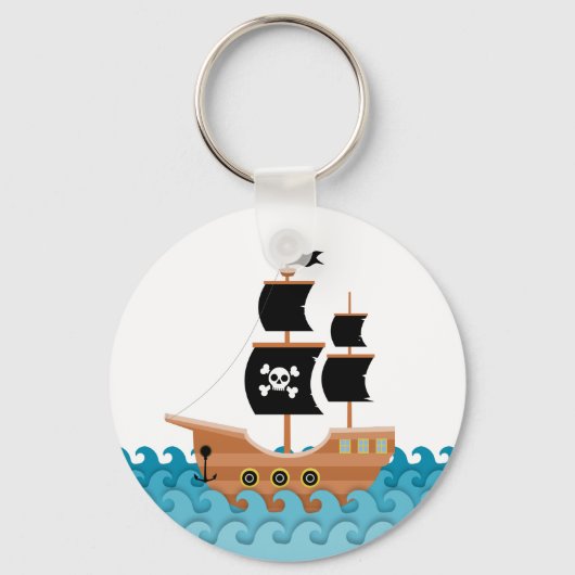 Pirate Ship Sleutelhanger (Voorkant)