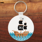 Pirate Ship Sleutelhanger (Voorkant)