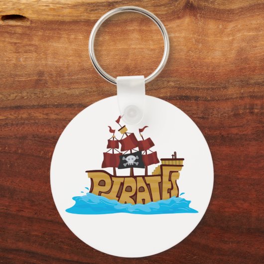 Pirate Ship Sleutelhanger (Voorkant)