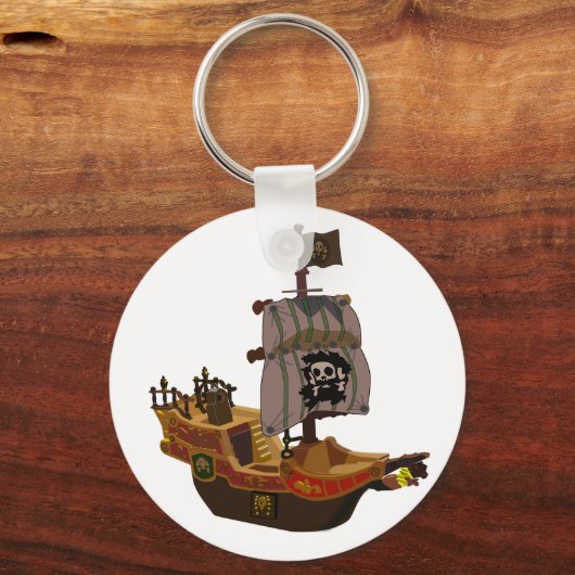 Pirate Ship Sleutelhanger (Voorkant)