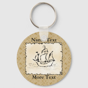 Pirate Ship. Sleutelhanger