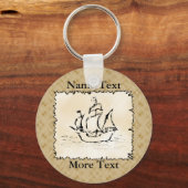 Pirate Ship. Sleutelhanger (Voorkant)