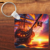 Pirate Ship Sleutelhanger (Voorkant)