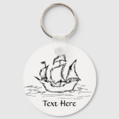 Pirate Ship. Sleutelhanger (Voorkant)