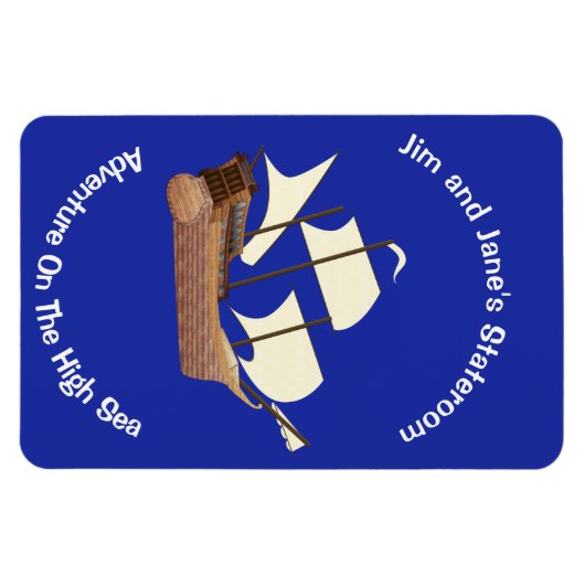 Pirate Ship Stateroom deur Magneet (Horizontaal)