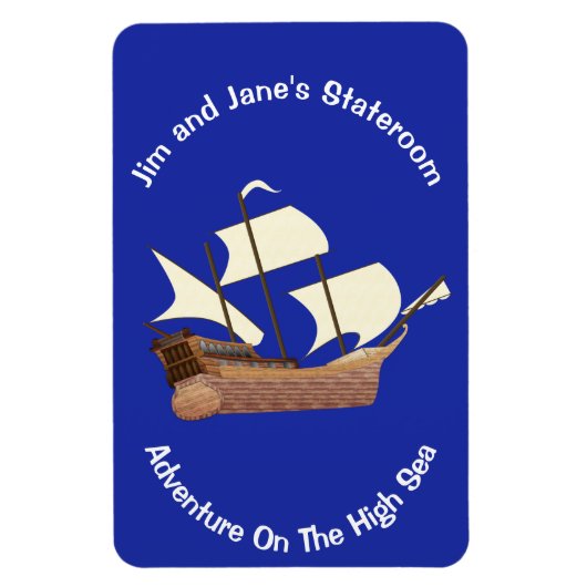 Pirate Ship Stateroom deur Magneet (Verticaal)