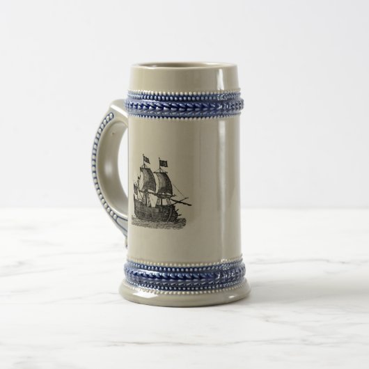Pirate Ship Stein Bierpul (Voorkant links)